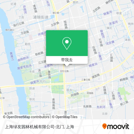 上海绿友园林机械有限公司-北门地图