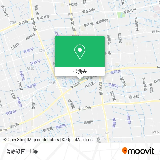 普静绿围地图