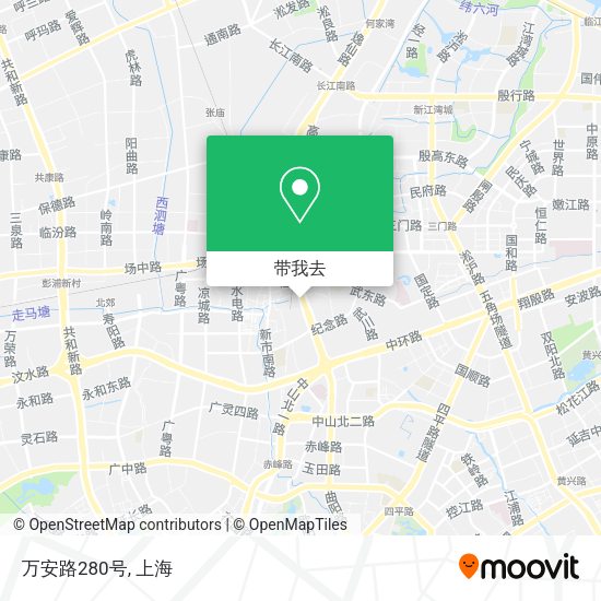 万安路280号地图