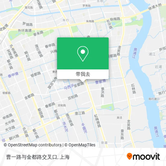 曹一路与金都路交叉口地图