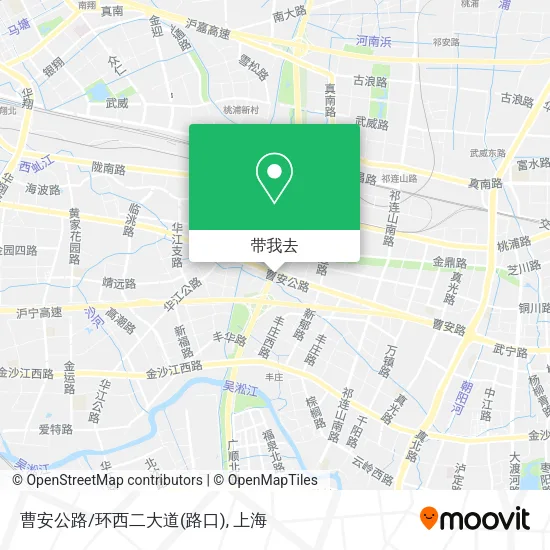 曹安公路/环西二大道(路口)地图