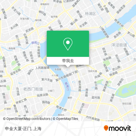 申金大厦-正门地图