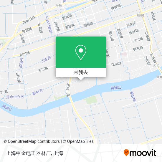 上海申金电工器材厂地图