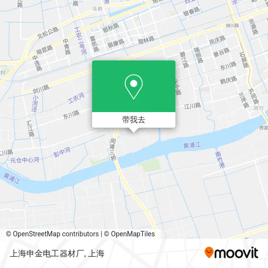 上海申金电工器材厂地图