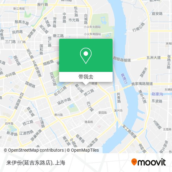 来伊份(延吉东路店)地图