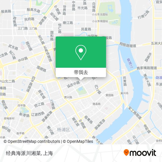 经典海派川湘菜地图