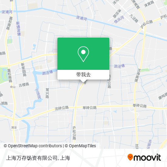上海万存饧资有限公司地图