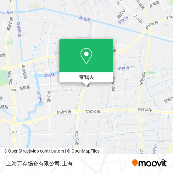 上海万存饧资有限公司地图