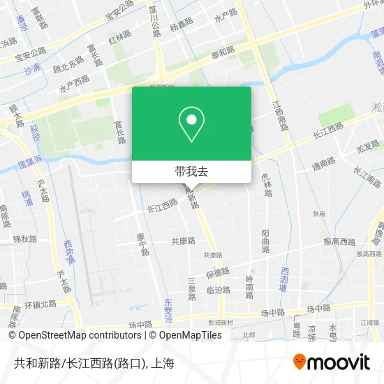 共和新路/长江西路(路口)地图