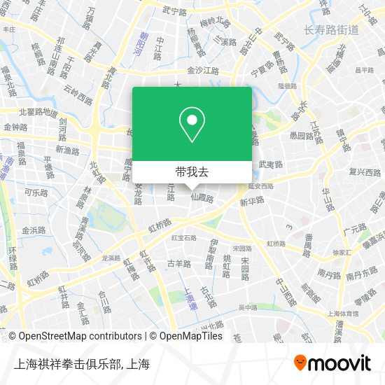 上海祺祥拳击俱乐部地图