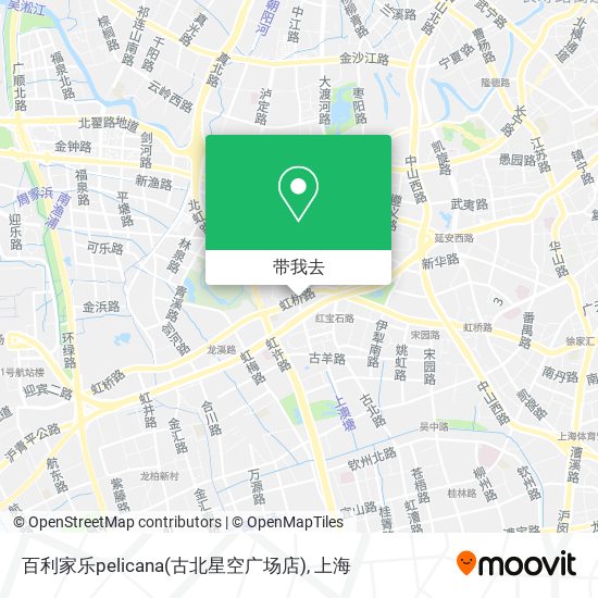 百利家乐pelicana(古北星空广场店)地图