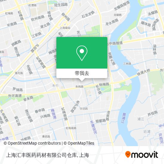 上海汇丰医药药材有限公司仓库地图