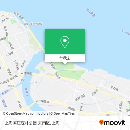 上海滨江森林公园-东南区地图