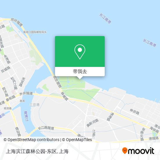 上海滨江森林公园-东区地图