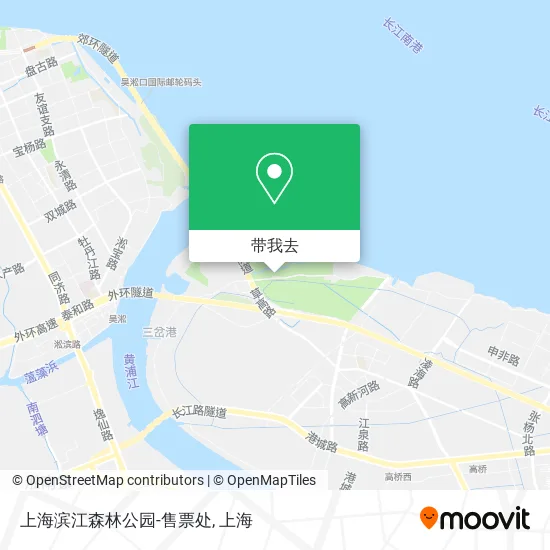 上海滨江森林公园-售票处地图