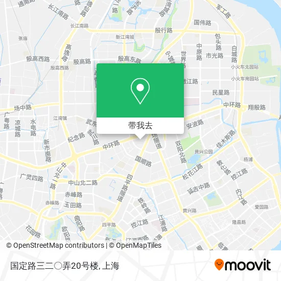 国定路三二〇弄20号楼地图