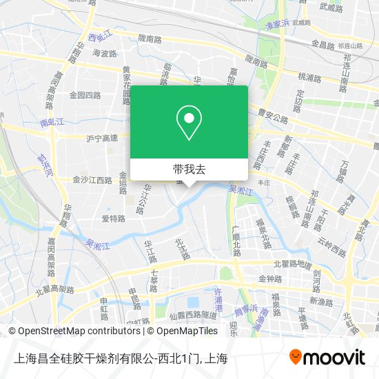 上海昌全硅胶干燥剂有限公-西北1门地图