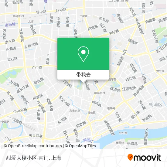 甜爱大楼小区-南门地图