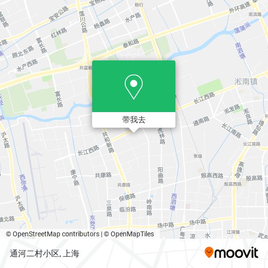 通河二村小区地图