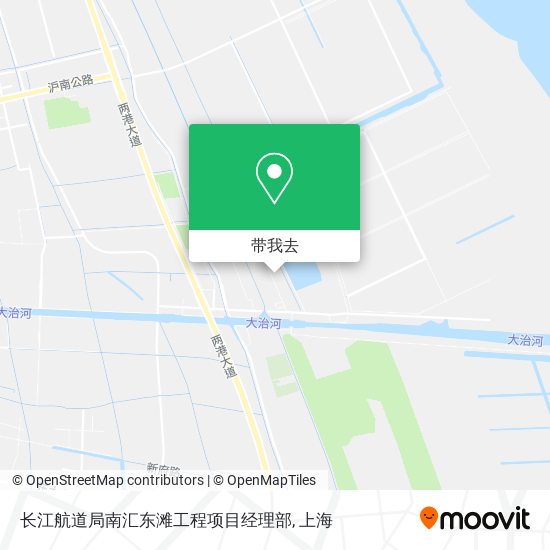 长江航道局南汇东滩工程项目经理部地图
