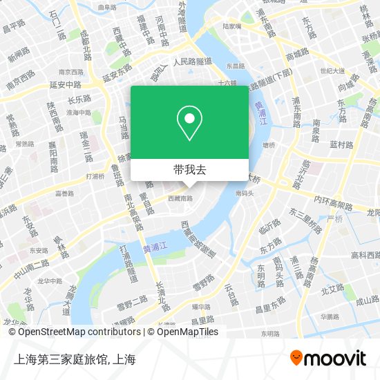 上海第三家庭旅馆地图