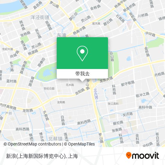 新浪(上海新国际博览中心)地图