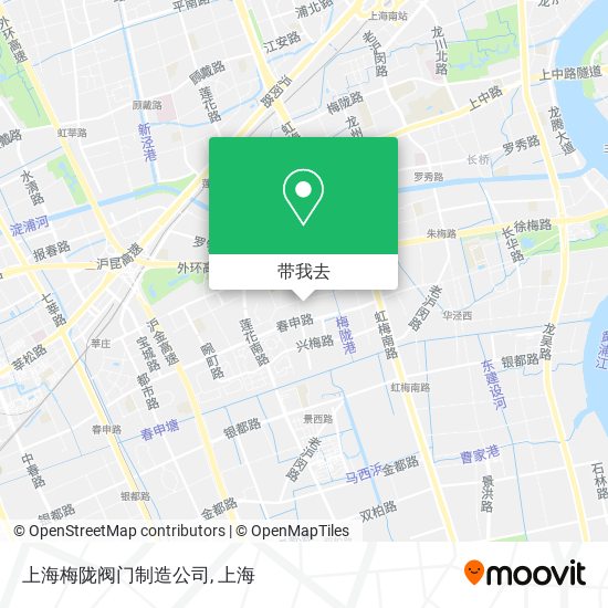 上海梅陇阀门制造公司地图