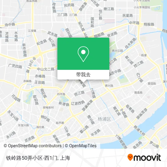 铁岭路50弄小区-西1门地图