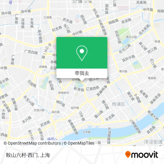鞍山六村-西门地图