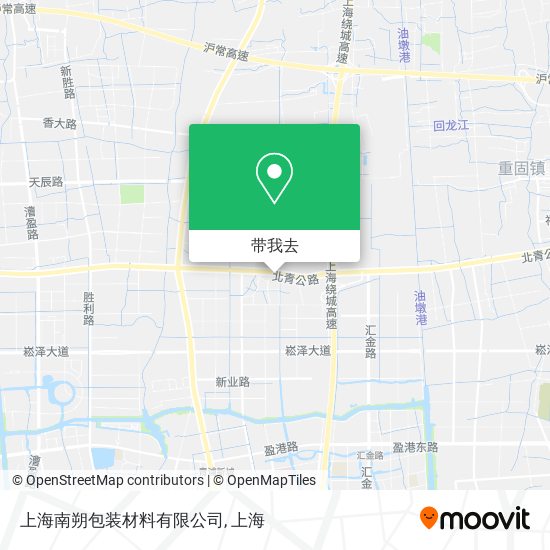 上海南朔包装材料有限公司地图