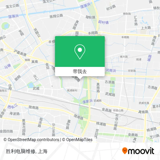胜利电脑维修地图