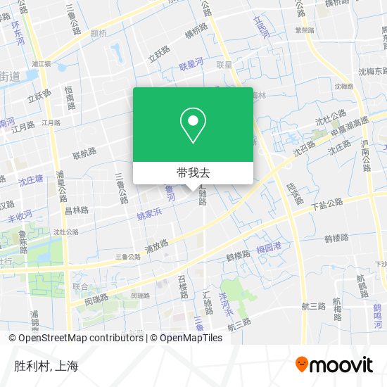 胜利村地图