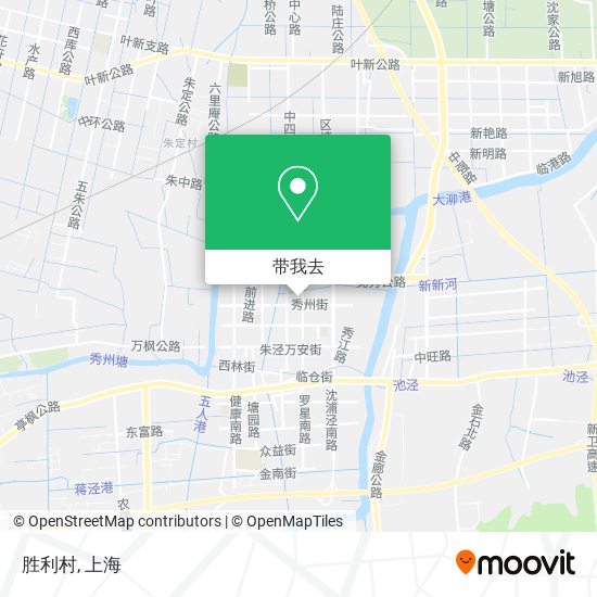 胜利村地图