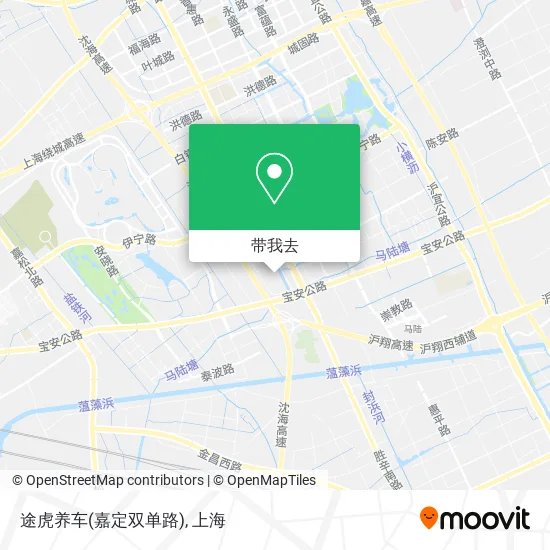 途虎养车(嘉定双单路)地图