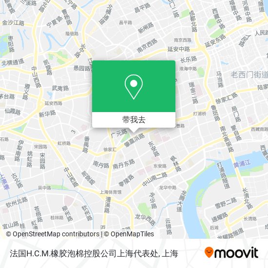法国H.C.M.橡胶泡棉控股公司上海代表处地图