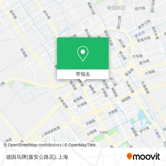 德国马牌(嘉安公路店)地图