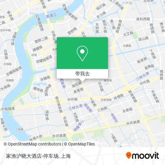 家渔沪晓大酒店-停车场地图