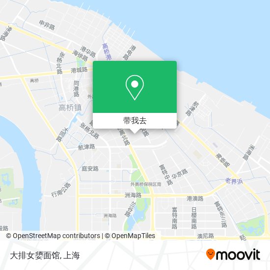 大排女嬃面馆地图