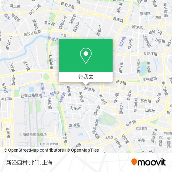 新泾四村-北门地图