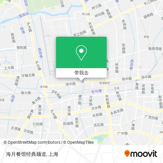 海月餐馆经典麺道地图