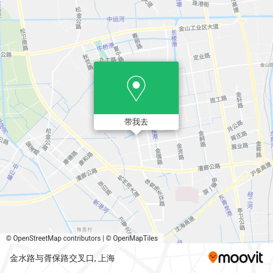 金水路与胥保路交叉口地图