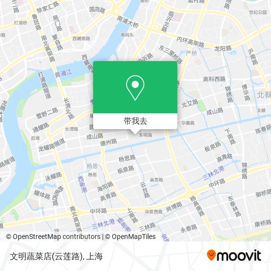 文明蔬菜店(云莲路)地图