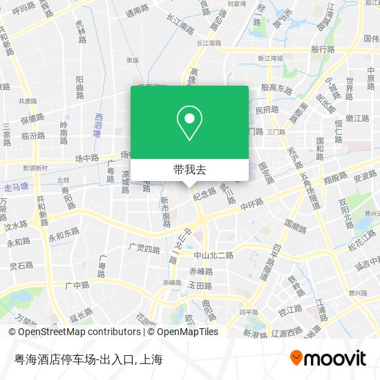 粤海酒店停车场-出入口地图