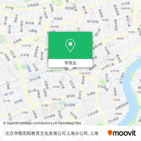 北京华图宏阳教育文化发展公司上海分公司地图