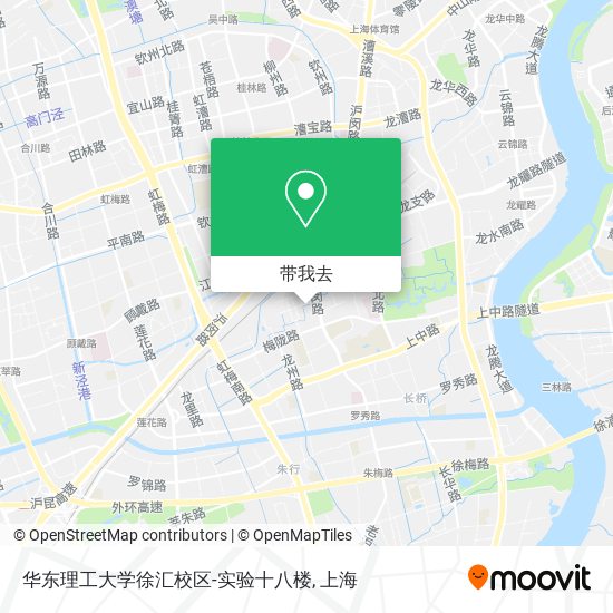 华东理工大学徐汇校区-实验十八楼地图