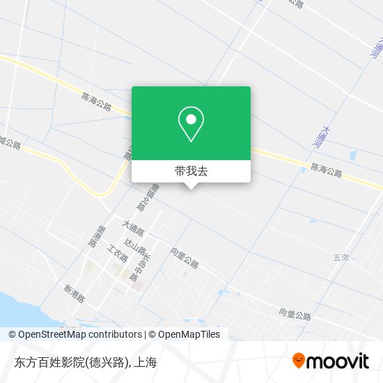 东方百姓影院(德兴路)地图