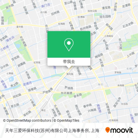 天年三爱环保科技(苏州)有限公司上海事务所地图