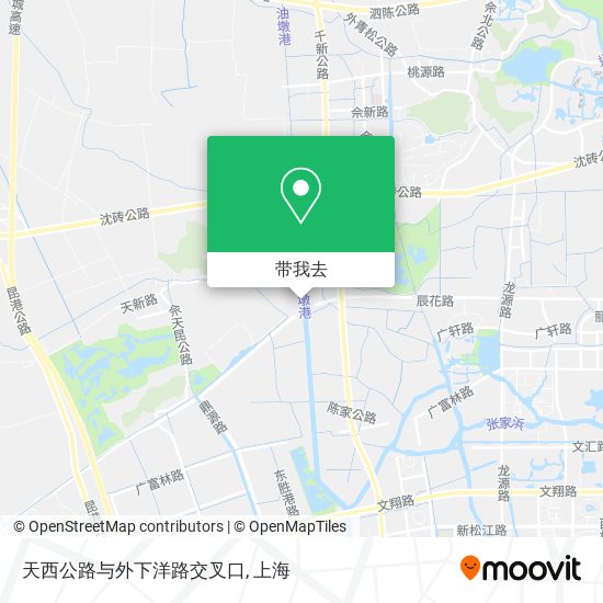 天西公路与外下洋路交叉口地图