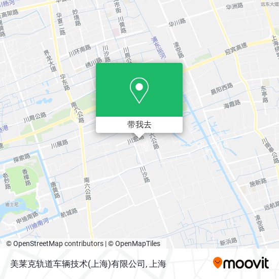 美莱克轨道车辆技术(上海)有限公司地图