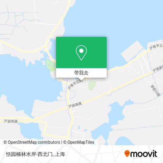 恬园楠林水岸-西北门地图